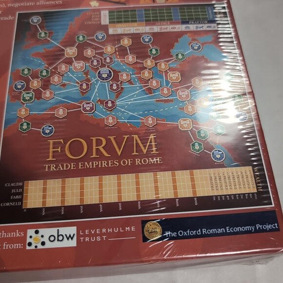 FORVM Forum Trade Empires of Rome Board Game NEW SEALED Brughmans MSRP $100CAD - Picture 5 of 9